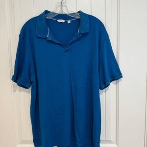 Calvin Klein teal men's polo